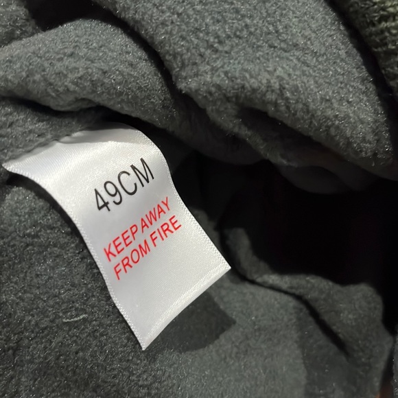 Moon Kitty Dinosaur Earflap Baby Beanie Fleece Lining Winter hat - Picture 8 of 9